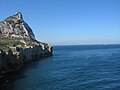 Europa Point toward Mediterranean sea