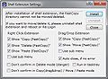 FastCopy壳层扩展设置窗口