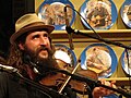 Ferd Lionel 'Four' Moyse, IV plays fiddle at WDVX Knoxville, Tennessee February 5, 2010