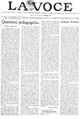 Numero speciale: «Questioni pedagogiche», uscito il 20 maggio 1909.