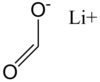 Image illustrative de l’article Formiate de lithium