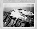 Stanton Glacier on Great Northern Mountain, aerial view, circa 1925