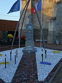 Le monument aux morts réaménagé, 2018.