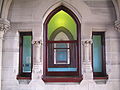 Stonework detail inside Mortuary Station