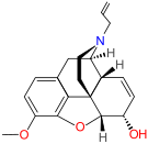 Chemical structure of nalodeine.