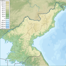 Riwon is located in North Korea