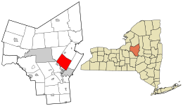 Location in Oneida County and the state of New York.