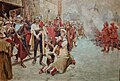 Image 27The execution of Matija Gubec, leader of the Croatian–Slovene Peasant Revolt, in 1573. (from History of Slovenia)