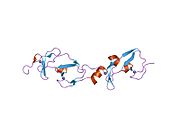 1rut: Complex of LMO4 LIM domains 1 and 2 with the ldb1 LID domain