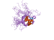 1z1m: NMR structure of unliganded MDM2