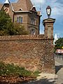 Old flood protection wall in the city centre