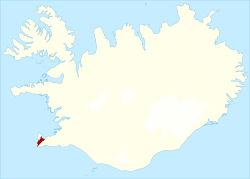 Location of Reykjanesbær
