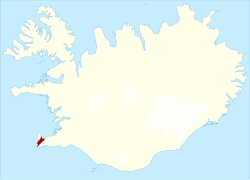 Location of Reykjanesbær