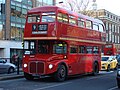 Heritage Routemaster running off service on Route 9