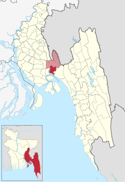 Location of Sonagazi