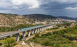 High speed train at Bilecik