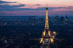 Paris, the most populated city in the metropolitan area