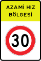 Okul Bölgesi Azami Hız Sınırı (TT-29b)