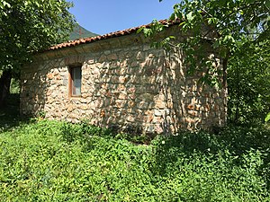 Side view of the chapel, 2018