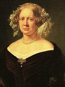 Portrait showing Princess Caroline aged 61