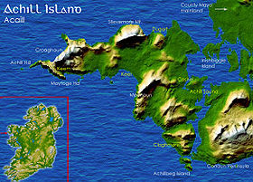 vue satellite (NASA) de l'île