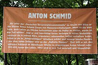 Sign at a memorial event in Austria in 2011