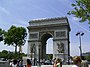 Der Arc de Tromphe in Paris