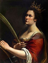 St Catherine of Alexandra, Gentileschi