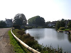 Le pont de fer sur la Sambre