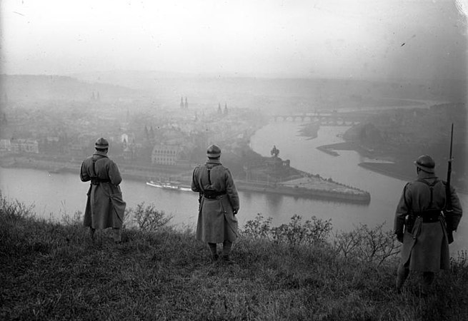 Soldats français durant l'occupation.