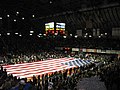 Himno nacional antes del partido Butler-Gonzaga game, 19 de enero de 2013