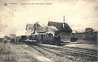 Immigration control at Corbion with trams of CA and SNCV