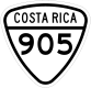National Tertiary Route 905 shield}}