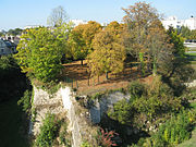 Garenne au nord du donjon.