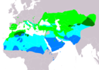 Aire de répartition de l'Alouette calandrelle