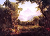 Le jardin d'Eden (par Thomas Cole)