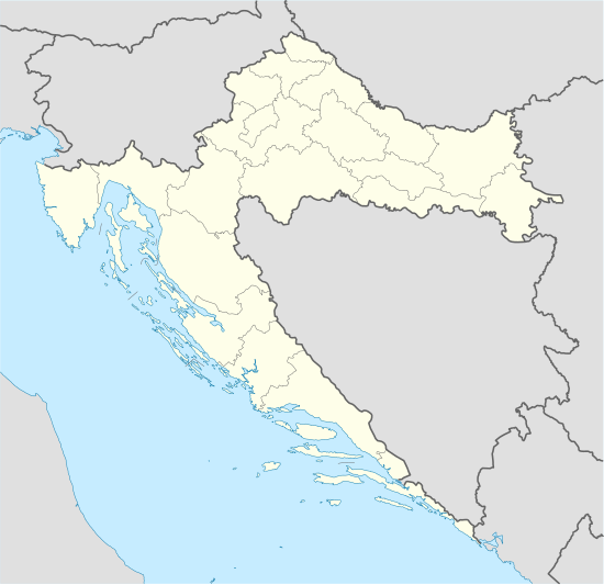 2015–16 Croatian Third Football League is located in Croatia