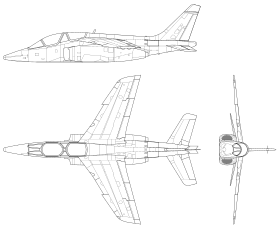 vue en plan de l’avion