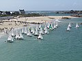 Sailing school in Trégastel.