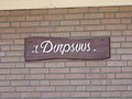 Zeelandic sign in Driewege, "Durpsuus", which is Zeelandic for a Community centre.