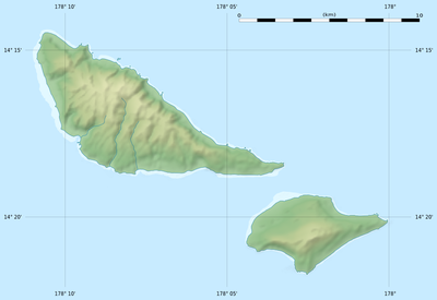 Location map Futuna