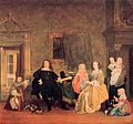 Gabriël Metsu, Portrait of the Family Hinlopen 1663, Gemäldegalerie, Berlin