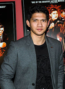 A photograph of Iko Uwais taken in New York City during its screening on 14 March 2014