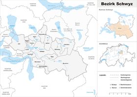 Localisation de District de Schwytz