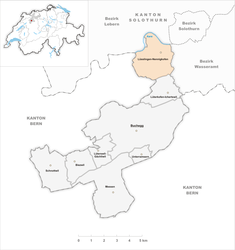 Lüsslingen-Nennigkofen – Mappa