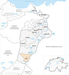 Rüthi – Mappa