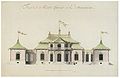 Adelcrantz' original elevation (1763)