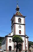 Côté sud de l'église.