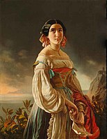 «Кн. Лина Гагарина, урождённая Гурьева», 1847.