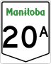 Provincial Trunk Highway 20A marker